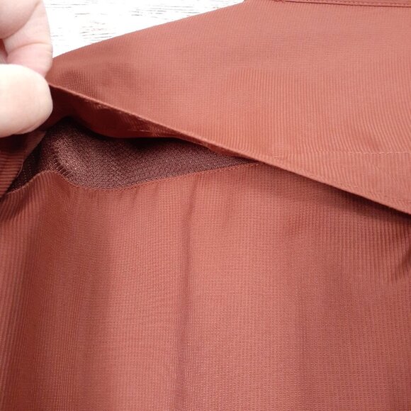 Guide Gear Mens Button Down Shirt 2XL Brown Fishing Hunting Long Sleeve979 - Picture 3 of 5